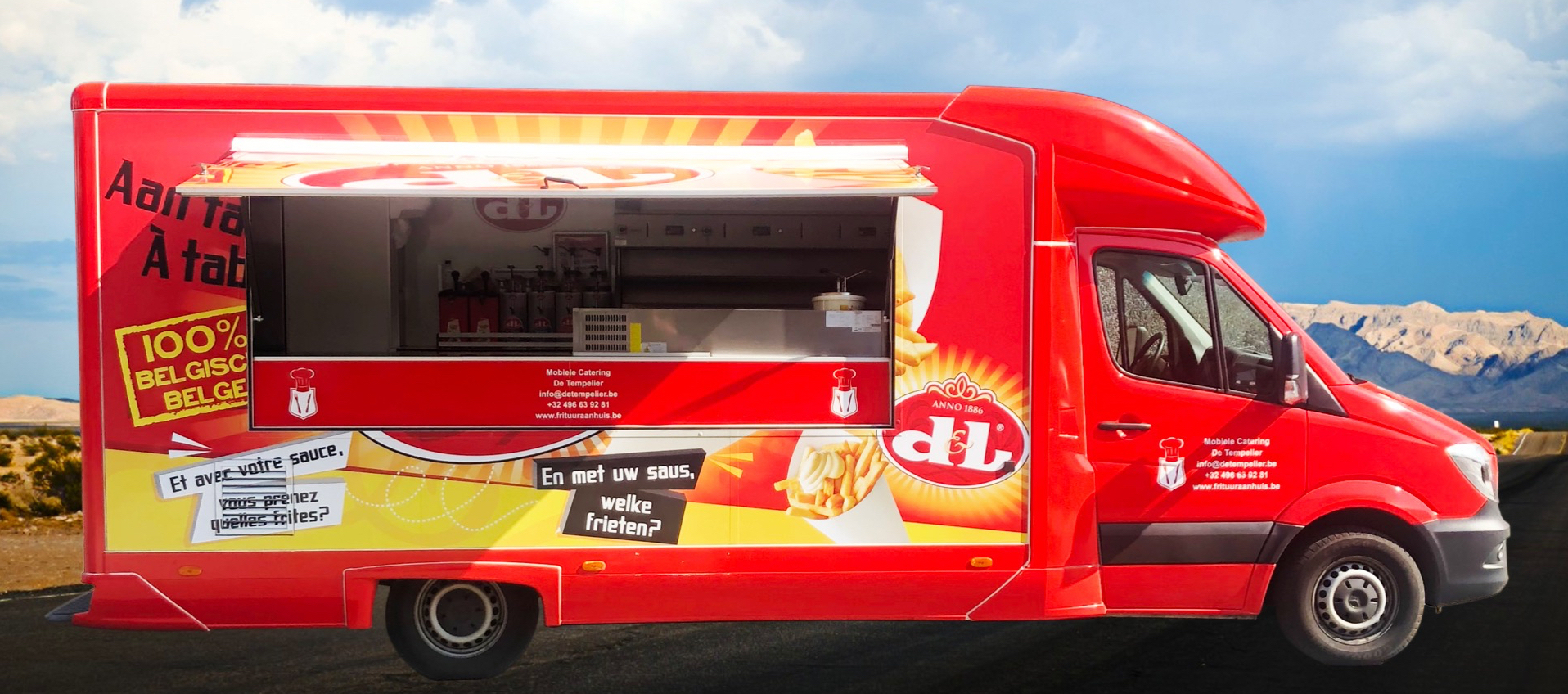 Devos Lemmens Foodtruck Frituurwagen